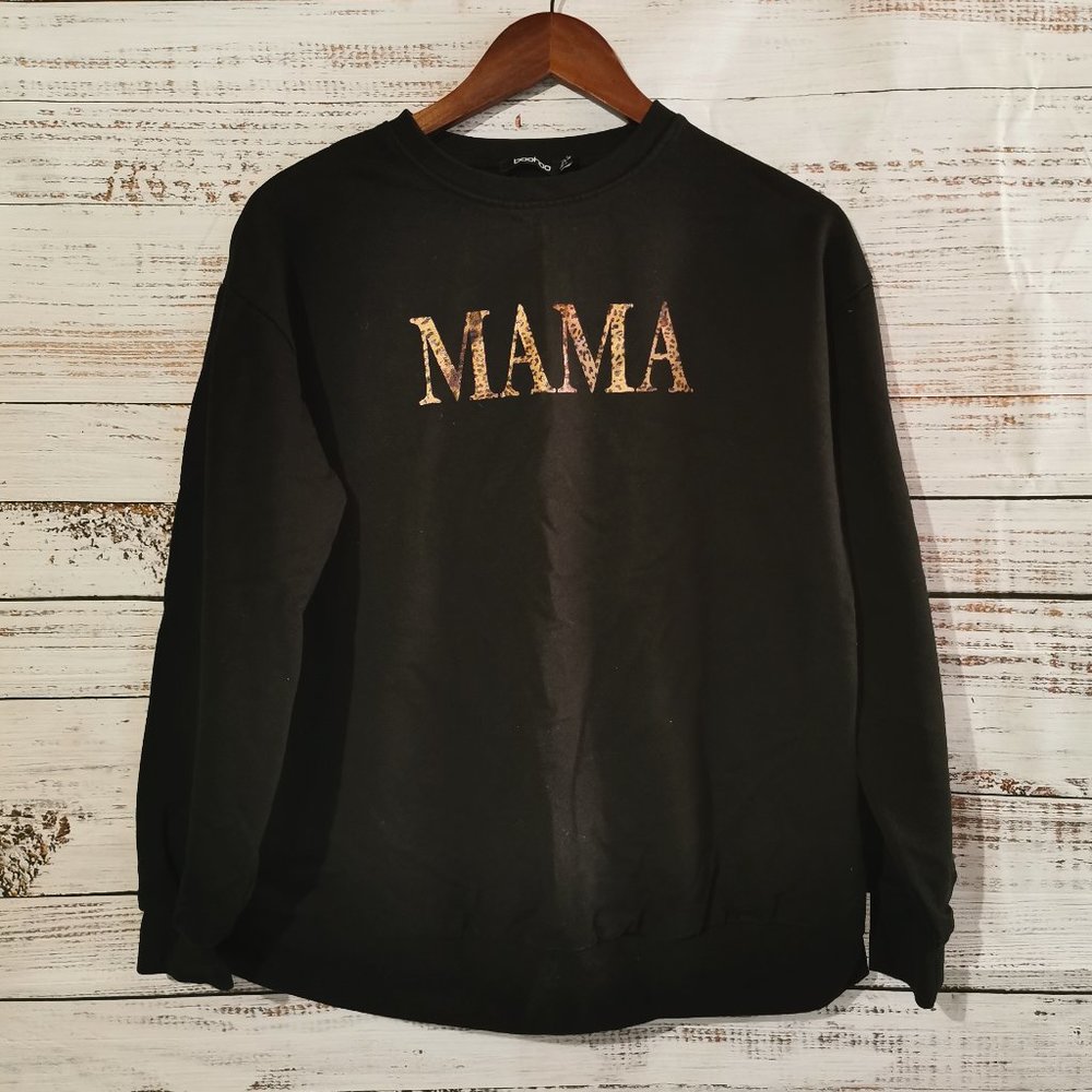 Boohoo Maternity Crewneck Sweatshirt
